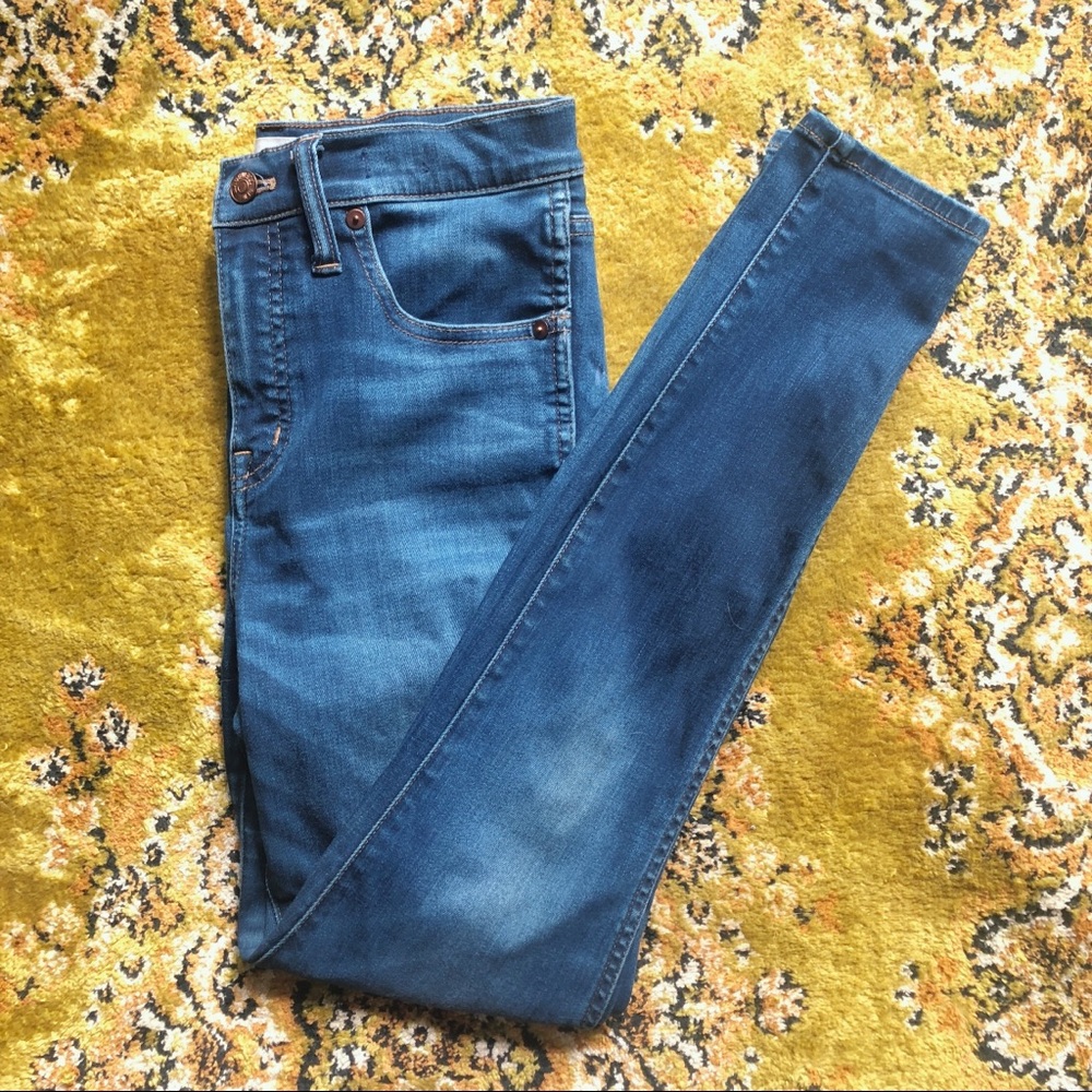 MADEWELL 10” high rise skinny
